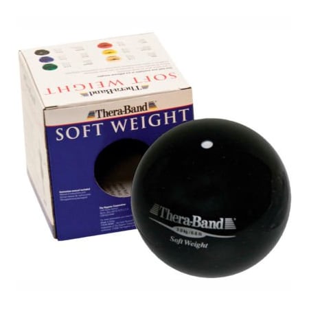 Thera-Band„¢ Soft Weights„¢ Ball, Black, 3 Kg/6.6 Lb.